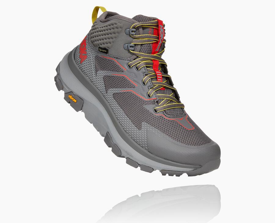 Botas De Montaña Hoka One One Hombre - Toa Gore-Tex - Gris - FWK638952